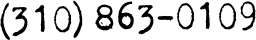 (310) 863-0109